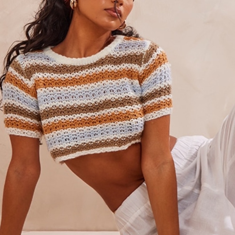 Knit crop top